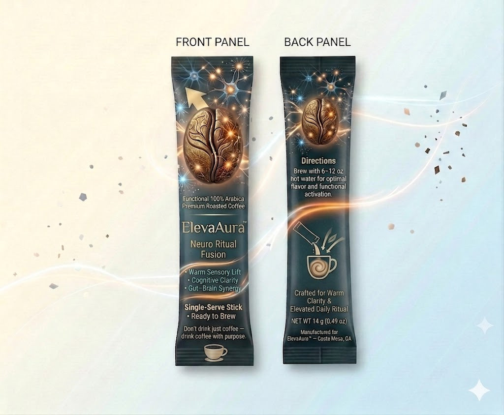 ElevaAura™ Functional Neuro Ritual Coffee Infusion Pre Order